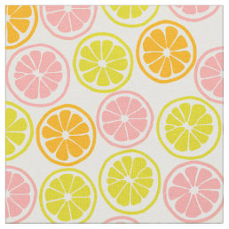 Cool Citrus Pattern Fabric