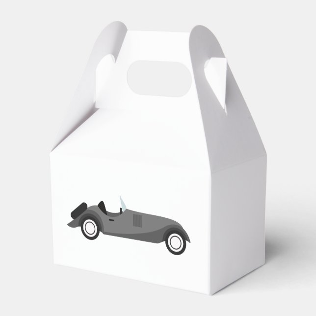 Cool Classic Car Favor Boxes (Back Side)