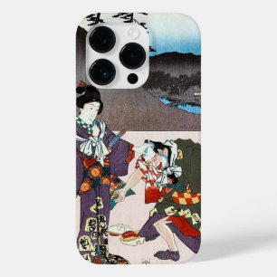 Cool Classic Japanese Vintage Ukiyo-e Design 315 Case-Mate iPhone 14 Pro Case
