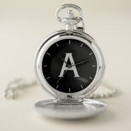 Cool Classic Monogrammed Pocket Watch Gift
