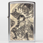 Cool Classic Vintage Japanese Demon Ink Tattoo Art Zippo Lighter at Zazzle