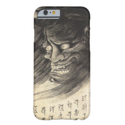 Cool classic vintage japanese demon ink tattoo barely there iPhone 6 case
