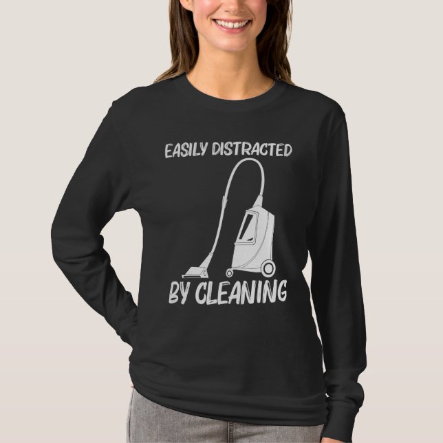 Cool Cleaning Art For Men Women Clean Cleaner Tool T-Shirt (Front)