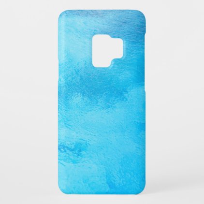 Cool Clear Turquoise Blue Water Case-Mate Samsung Galaxy S9 Case