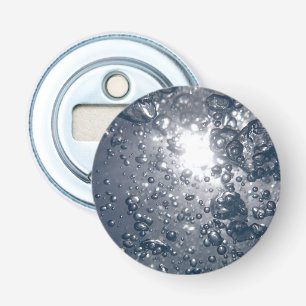Cool Clear Water Bubbles Bottle Opener