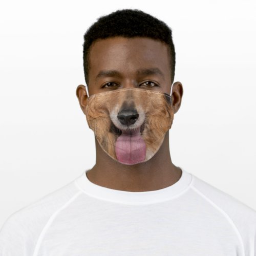 Cool Close Up Dog Tongue Adult Cloth Face Mask