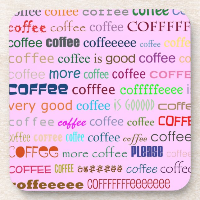 Cool Coffee Cork Coaster! Drink Coaster (Front)