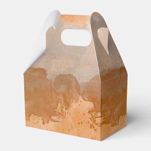 cool coffee stains party favor boxes (Front Side)