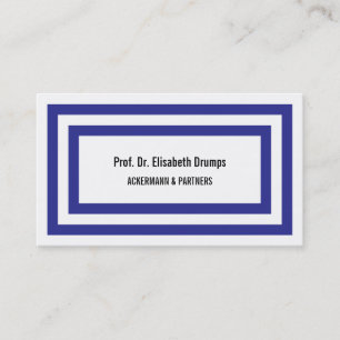 Cool Cold Blue Business Card