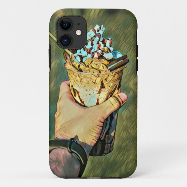 Cool cold freezing ice cream Case-Mate iPhone case (Back)