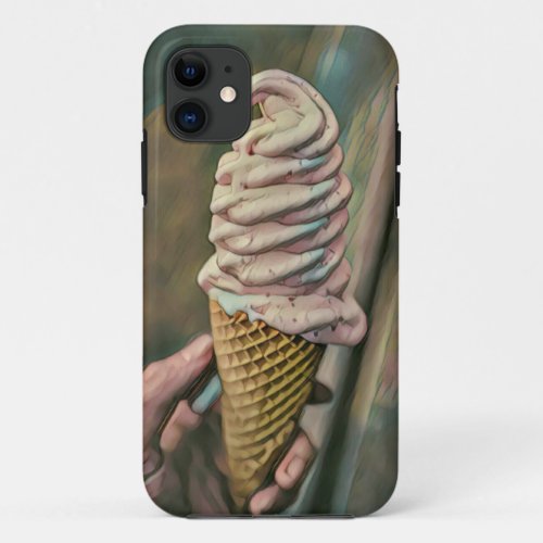 Cool cold freezing ice cream iPhone 11 case