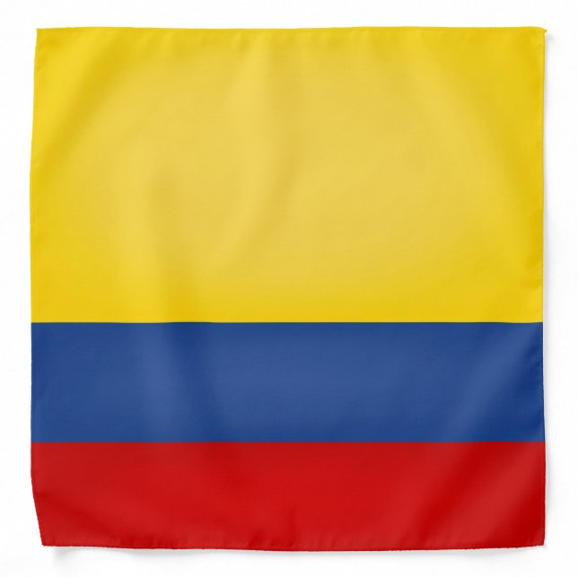 Cool Colombia Flag Fashion Bandana (Front)