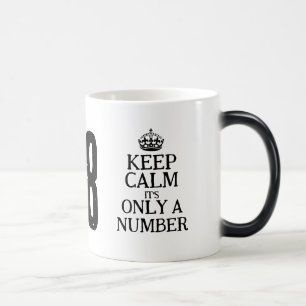 Cool color change keep calm 48th Birthday mug gift