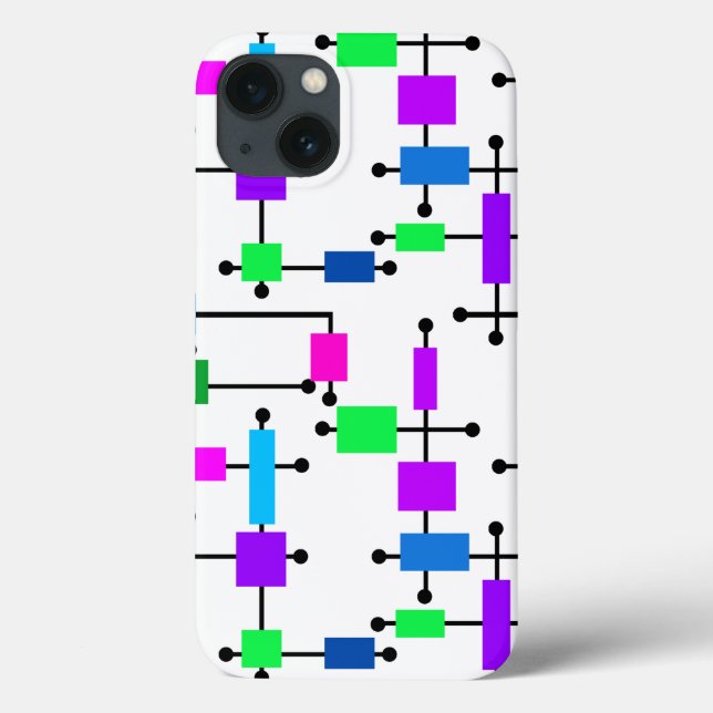 Cool Color Grid  Case-Mate iPhone Case (Back)