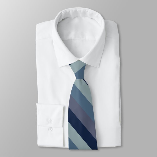 Cool color palette neck tie (Tied)