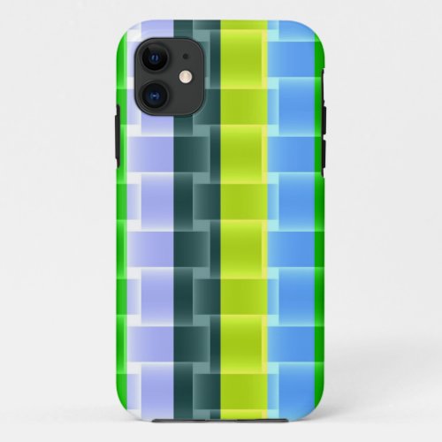 Cool color stripes modern design iPhone 11 case