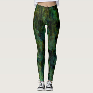 Cool Colored Fire Leggings