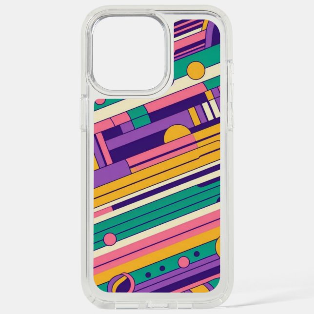 Cool, colorful 80s/90s retro designed speck iPhone case (Front)