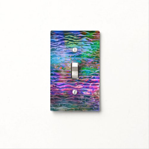 Cool Colorful Abstract Melting Glass Light Switch Cover