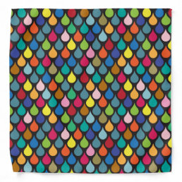 Cool Colorful Animal Scale Pattern Bandana