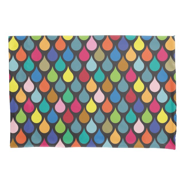 Cool Colorful Animal Scale Pattern Pillowcase (Front)