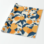 Cool & Colorful Apricot Pattern Wrapping Paper<br><div class="desc">Design by The Whiskey Ginger.</div>