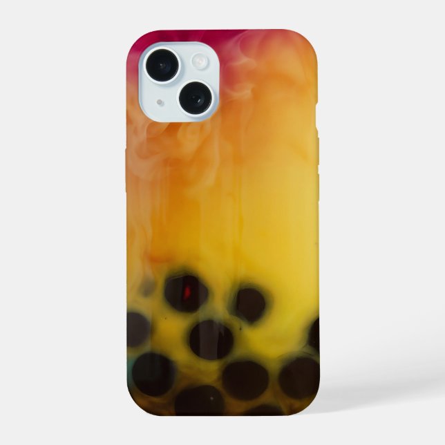 Cool Colorful Bubble Tea  Iphone Case (Back)