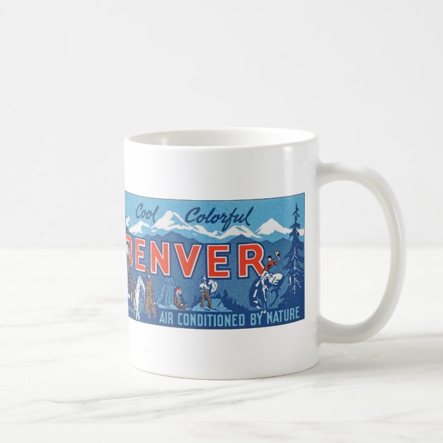 Cool Colorful Denver Coffee Mug (Right)