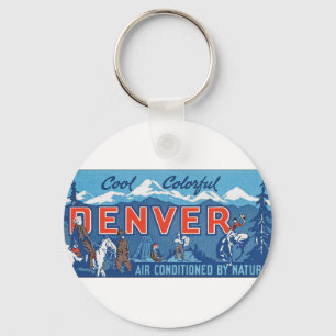Cool Colorful Denver Keychain