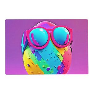 Cool Colorful Egg Placemat