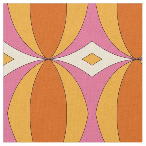Cool Colorful Mid Century Mod Fabric