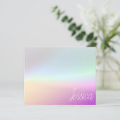 Cool Colorful Ombre Gradients & Your Script (Standing Front)
