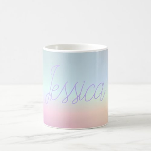 Cool Colorful Ombre Gradients  Your Script Coffee Mug