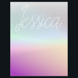 Cool Colorful Ombre Gradients & Your Script Letterhead<br><div class="desc">Modern looking design,  with your name or text.</div>