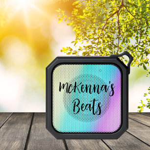 Cool Colorful Personalized Rainbow Gradient Bluetooth Speaker