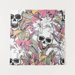 Cool colorful seamless Vintage pattern background Tapestry