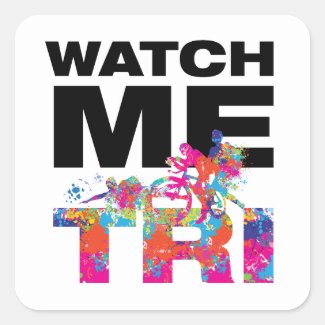 Cool Colorful Splatters Watch Me Tri Paint