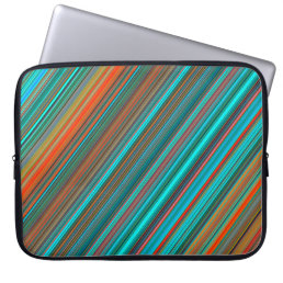 cool colorful striped  laptop sleeve