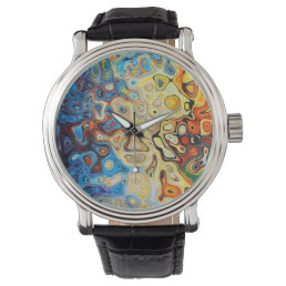 Cool Colorful Surreal Abstract Psychedelic Art Watch