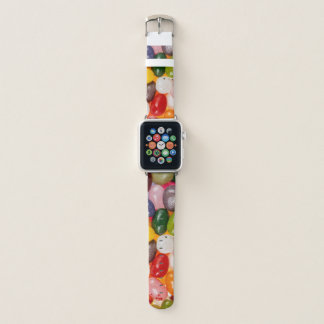 Cool colorful sweet Easter Jelly Beans Candy Apple Watch Band