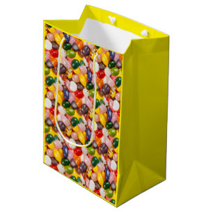 Cool colorful sweet Easter Jelly Beans Candy Medium Gift Bag