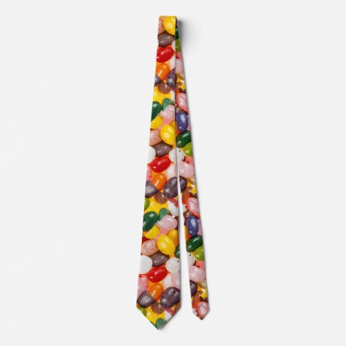 Cool colorful sweet Easter Jelly Beans Candy Neck Tie