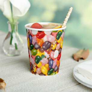 Cool colorful sweet Easter Jelly Beans Candy Paper Cups