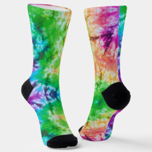 Cool Colorful Tie Dye Pattern Unique Novelty Socks