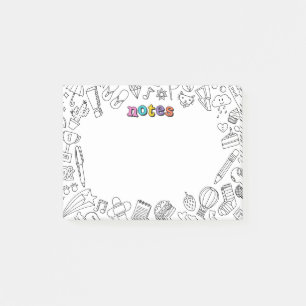 Cool Coloring Post-it notes