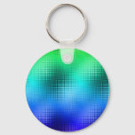 Cool Colors Dot Matrix Keychain at Zazzle