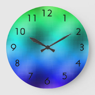 Cool Colors Dot Matrix Large Clock