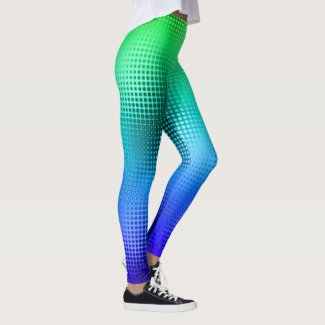 Cool Colors Dot Matrix Leggings