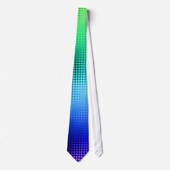 Cool Colors Dot Matrix Neck Tie by StellarEmporium at Zazzle