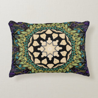Cool Colors Kaleidoscope Collection Accent Pillow
